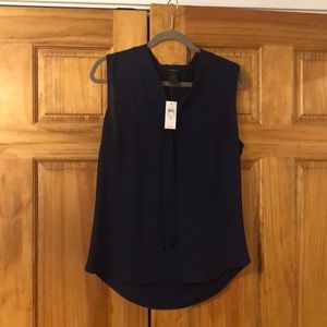 Ann Taylor Factory Blouse - Navy